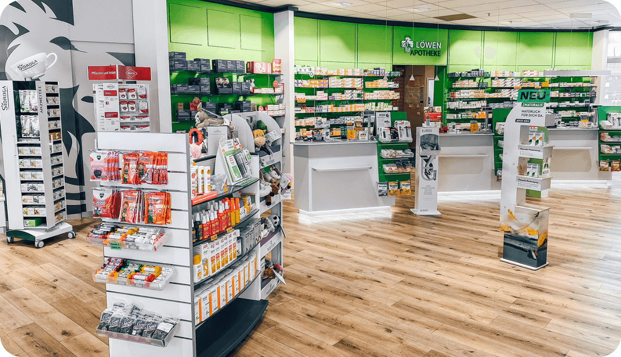 Löwen Apotheke von innen